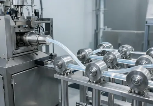 Silicone extrusion line